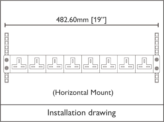 Self Photos / Files - Horizontal PDU Installation drawing